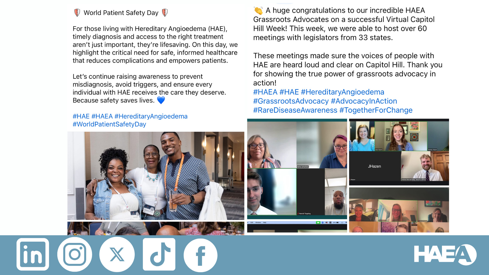 social media snapshots