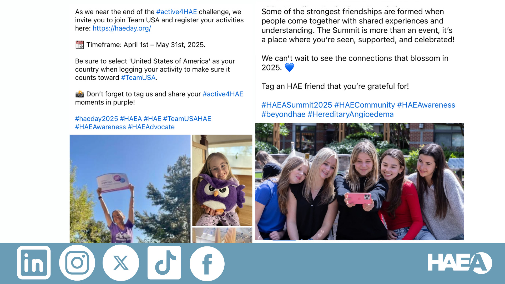 social media snapshots